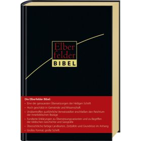 Elberfelder Bibel - Großausgabe, Leder, Goldschnitt